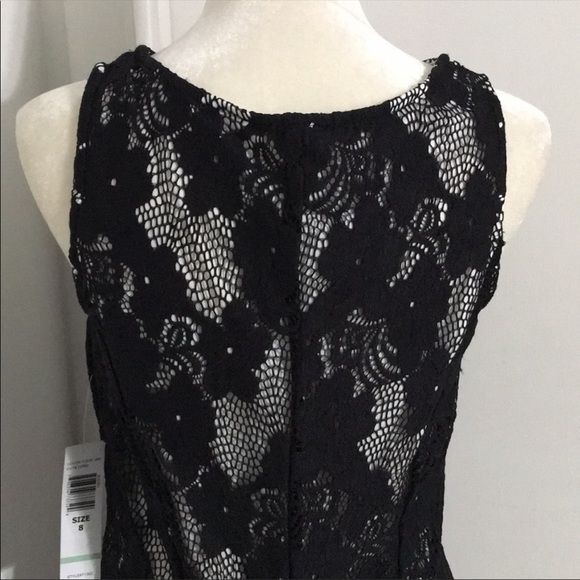 Tiana B. Black Lace Knit Dress - Picture 7 of 16